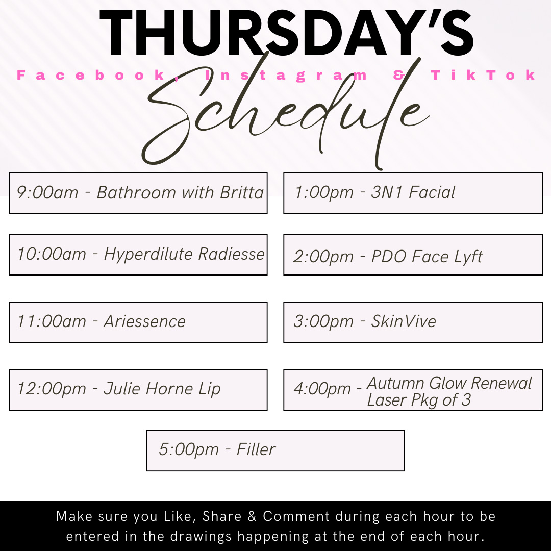 Fall Open House Thurdsay