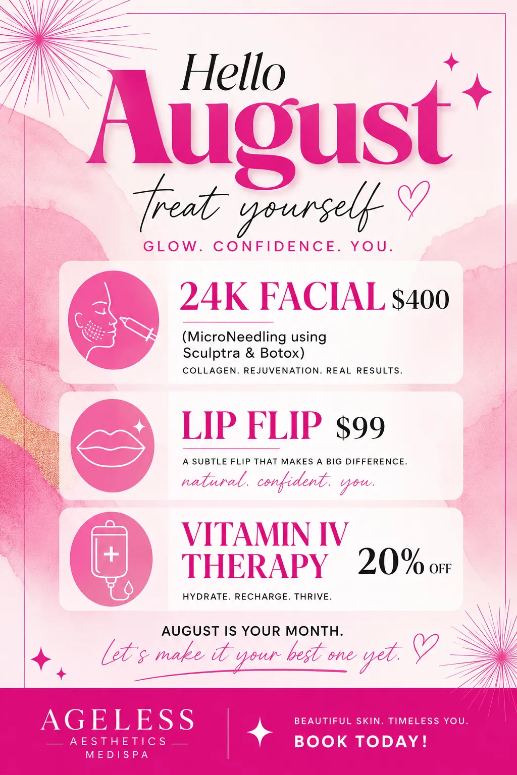 August 2026 Specials