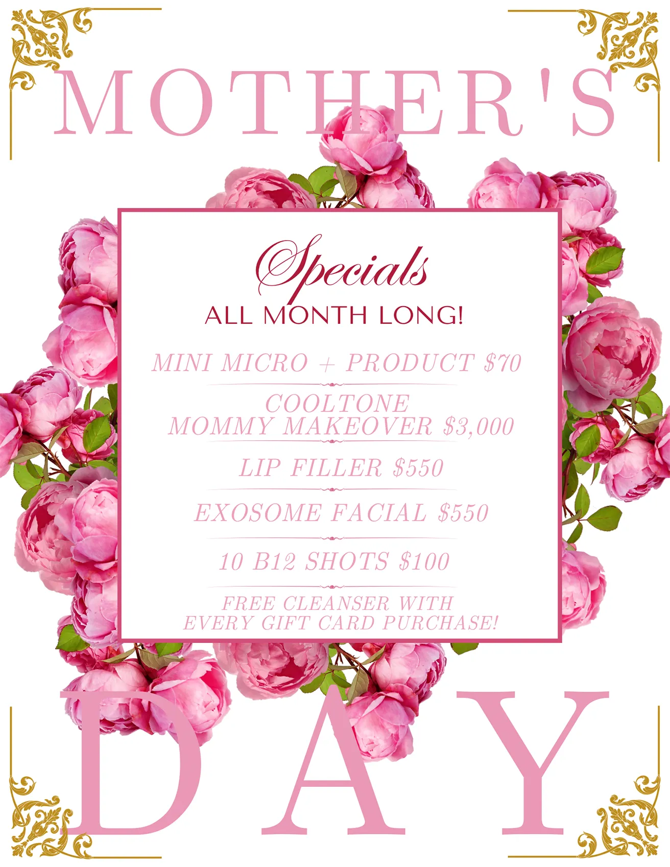 May 2026 Specials
